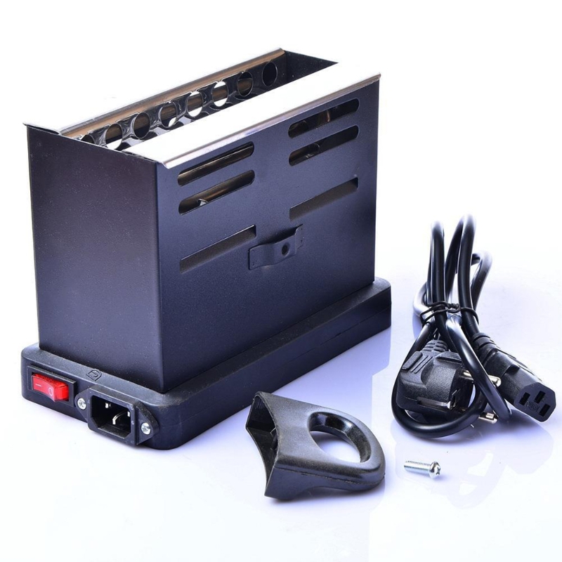 Home Cooking Channel - Mini estufa carbón portátil, eléctrica 800W