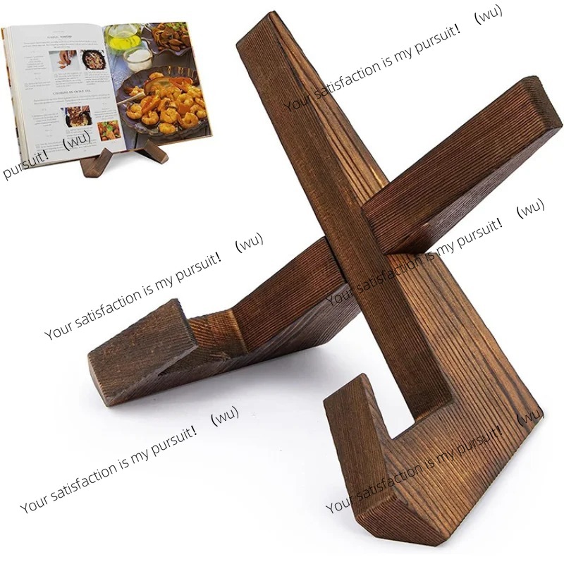 Home Cooking Menu - Soporte de madera para libros de