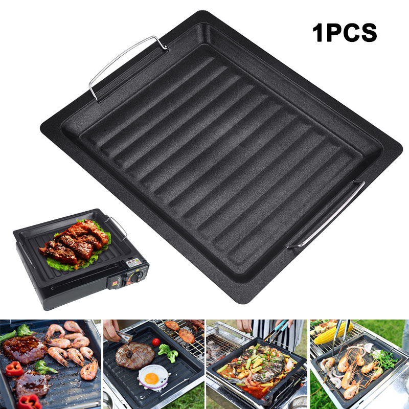 Dosa Pan Iron - Sartén cuadrada gruesa para exteriores con