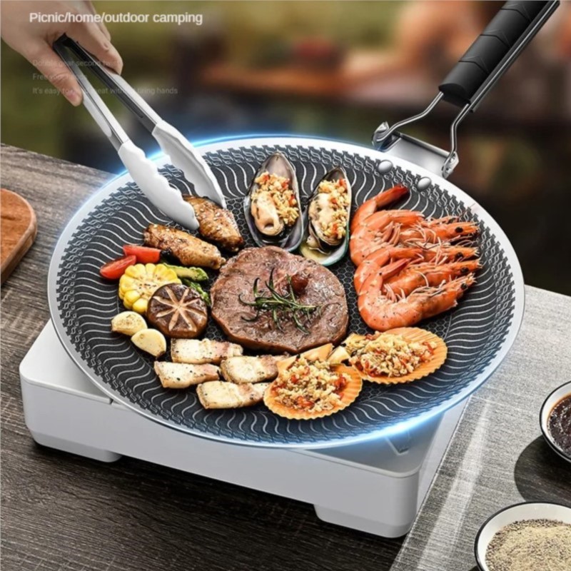 Dosa Pan Iron - Plato de barbacoa de acero inoxidable