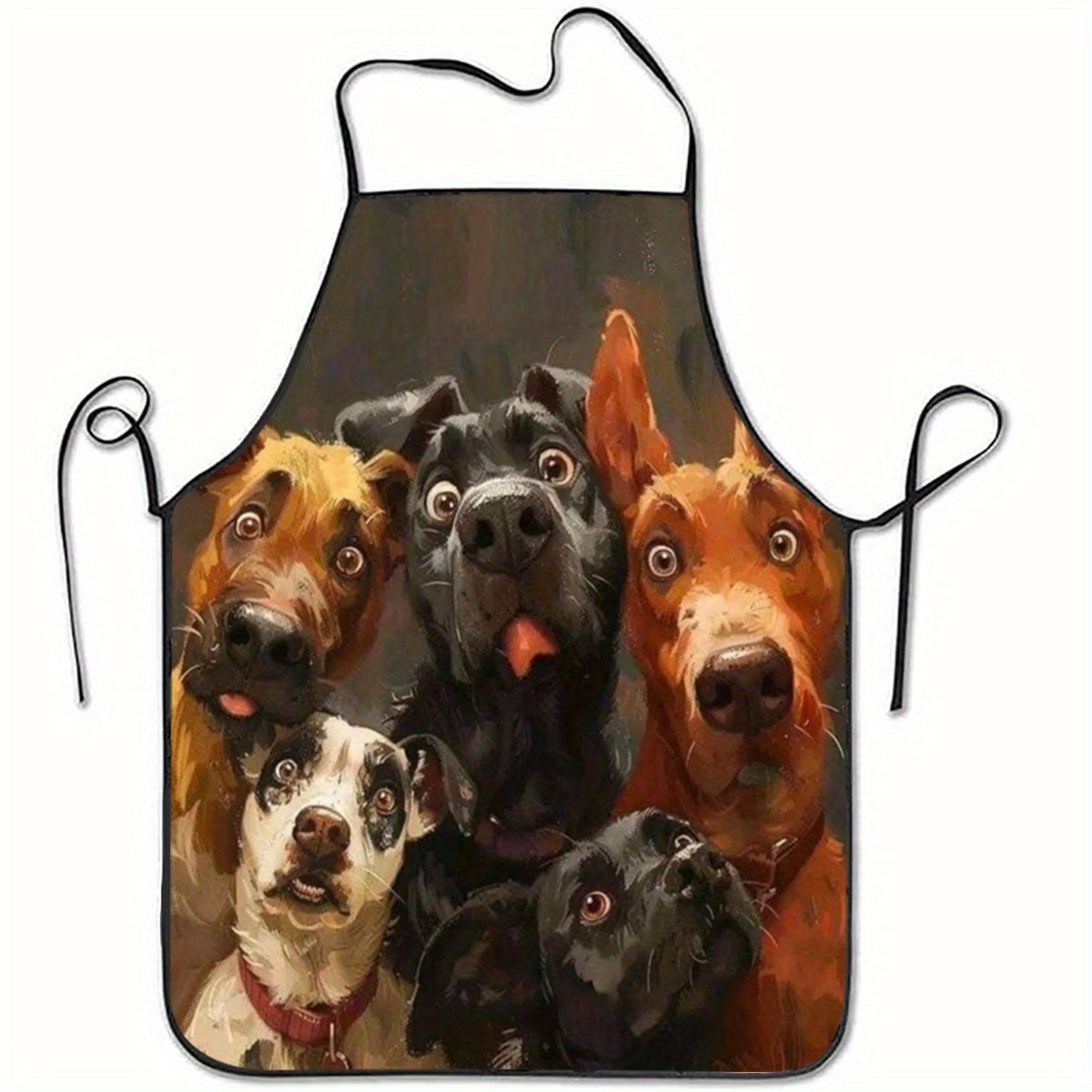 Home Cooking For Dogs - 1 delantal de cocina divertido con