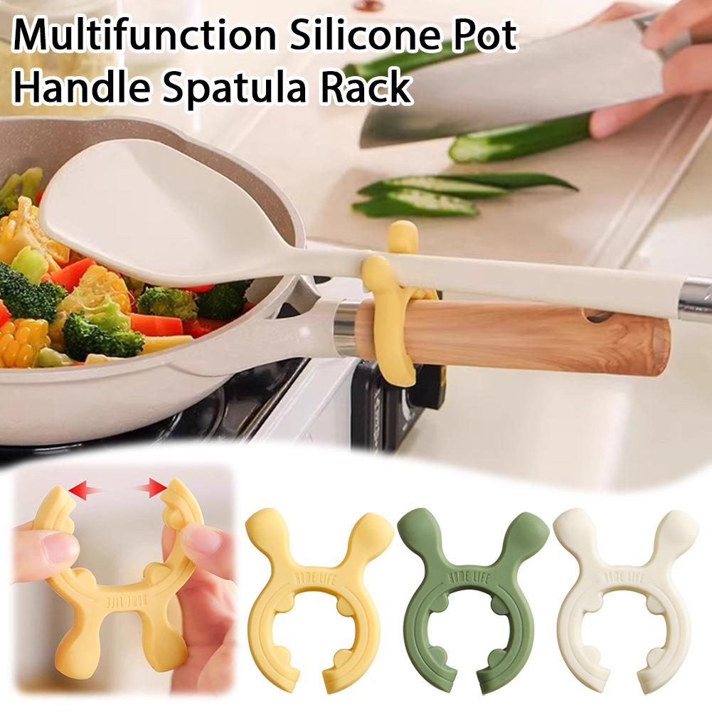Home Cooking Channel - Soporte para cucharas de silicona, resistente