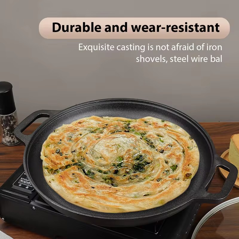 Sartén de hierro fundido de al - Dosa Pan Iron reseña y precio