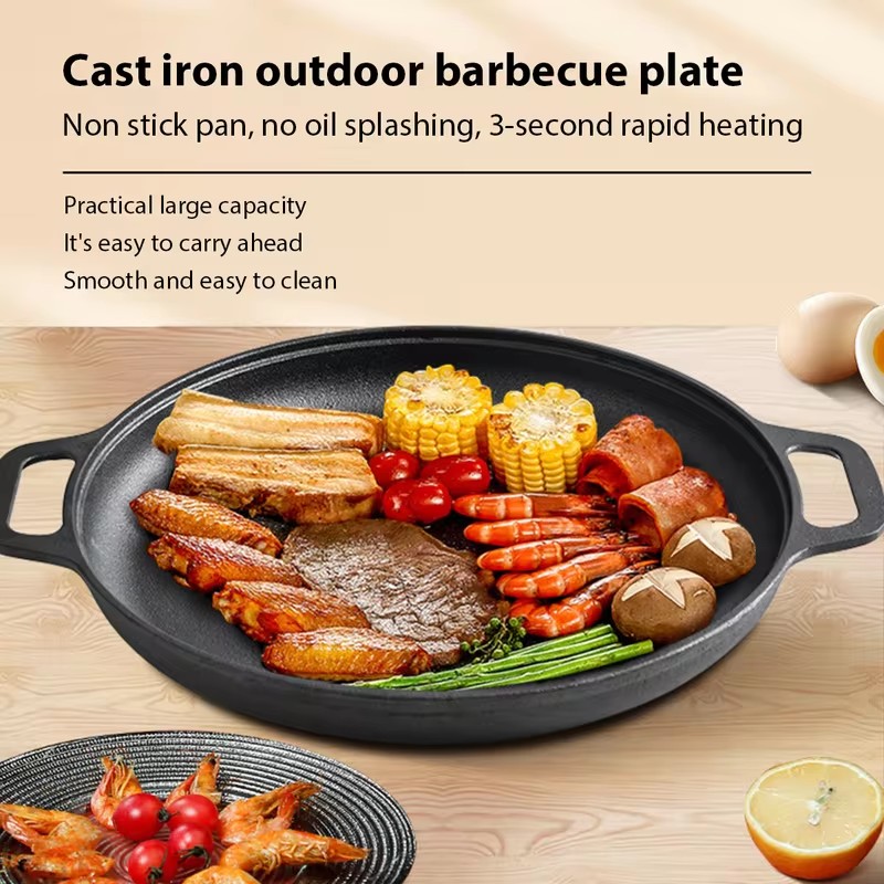 Sartén de hierro fundido de al - Dosa Pan Iron reseña y precio