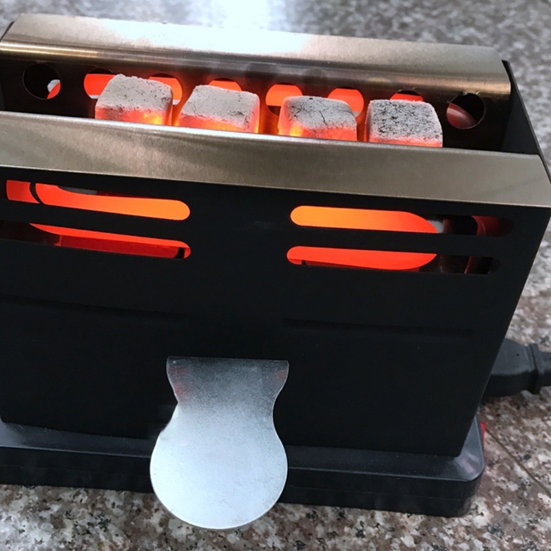 Mini estufa carbón portátil, e - Home Cooking Channel reseña y precio