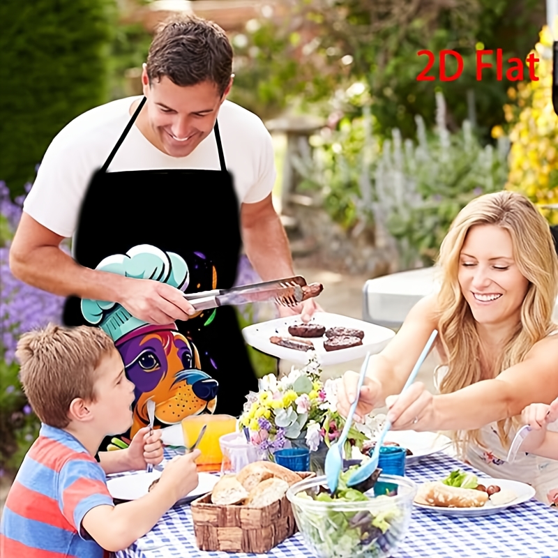 Divertido Delantal de Chef par - Home Cooking For Dogs reseña y precio