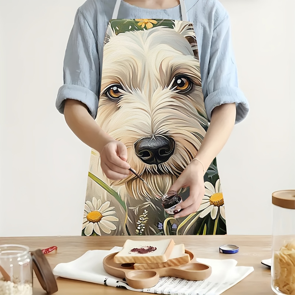 Delantal de Cocina con Diseño  - Home Cooking For Dogs reseña y precio