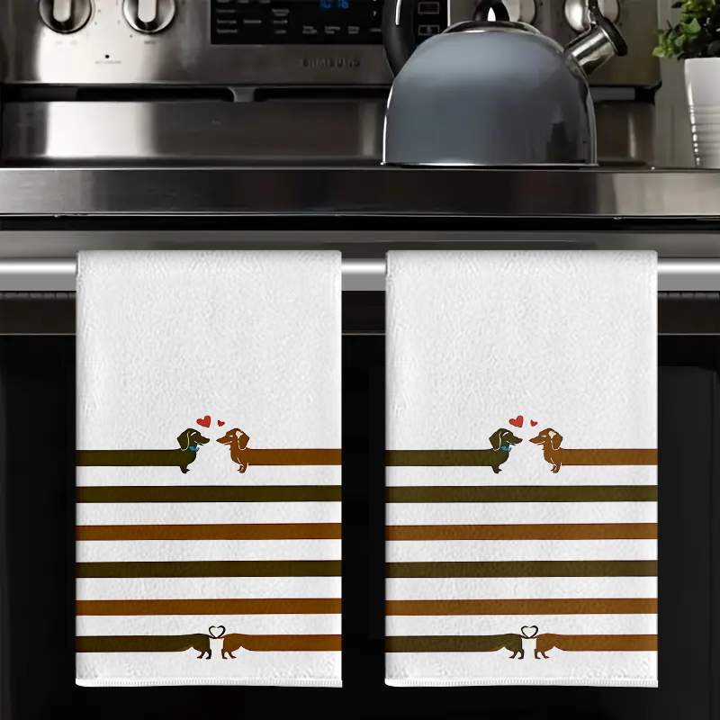 2 piezas, paños de cocina con  - Home Cooking For Dogs reseña y precio