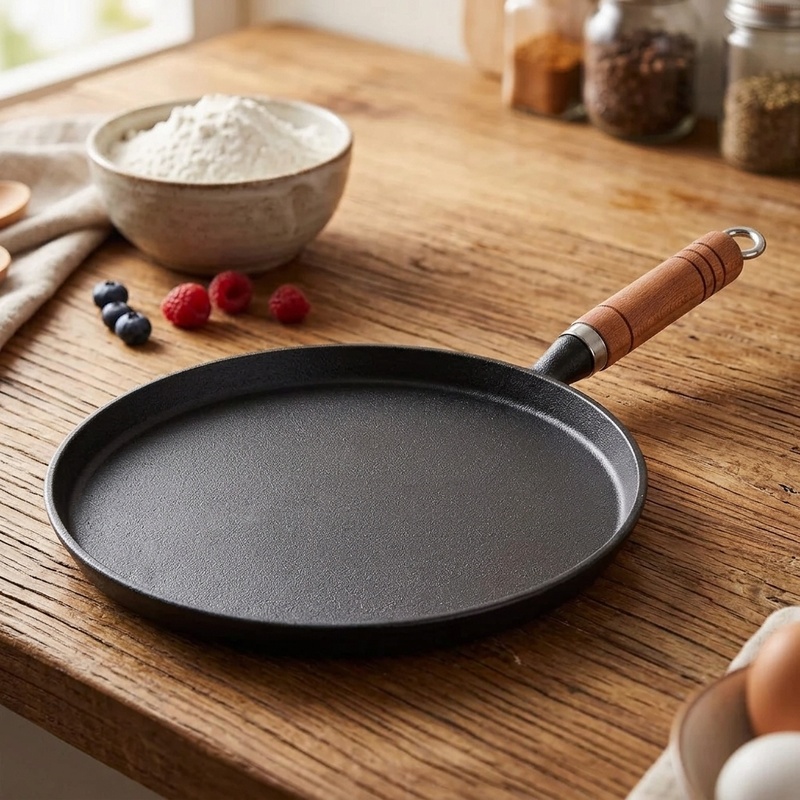 Sartén de hierro fundido de 20 - Dosa Pan Iron reseña y precio