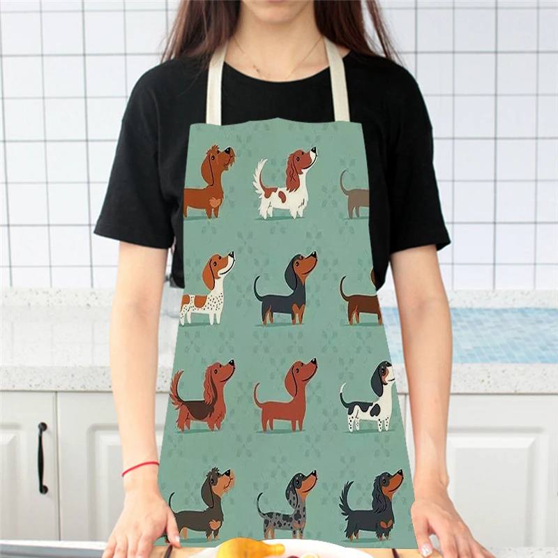 Delantal de cocina con estampa - Home Cooking For Dogs reseña y precio