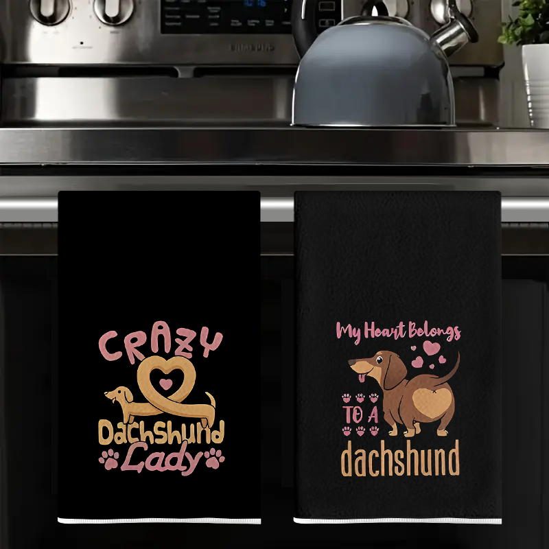 2 uds., toallas de cocina con  - Home Cooking For Dogs reseña y precio