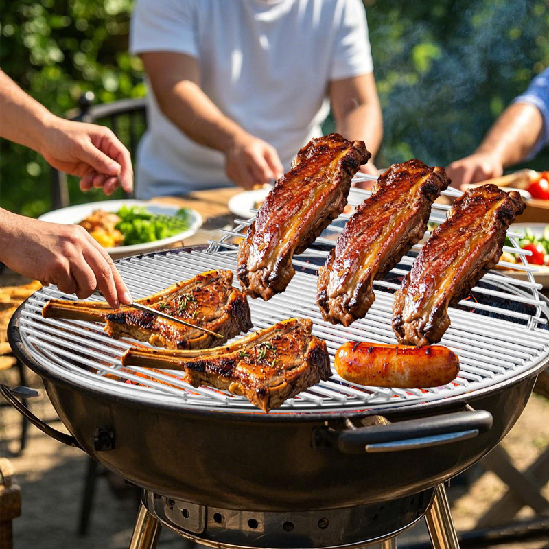 Rejilla de carbón de metal red - Dosa Pan Iron reseña y precio